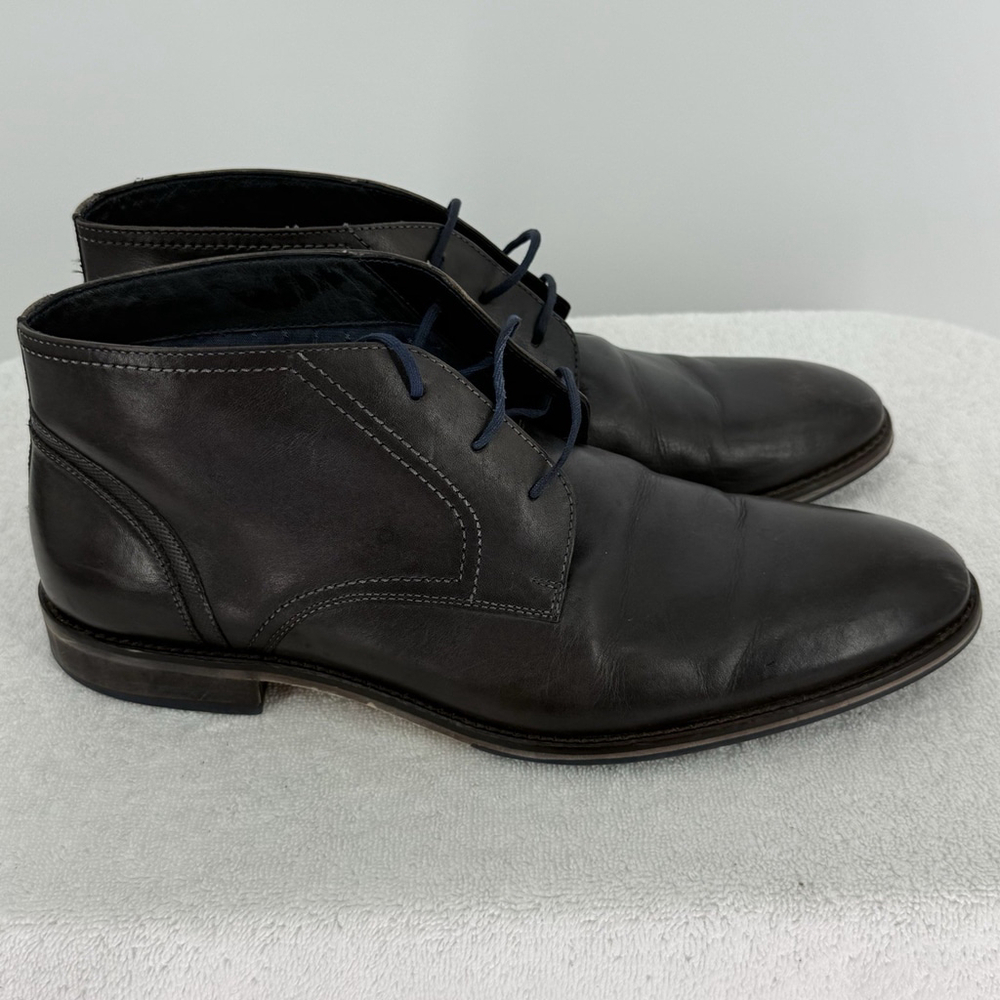 Gordon Rush Chadwick Chukka Boots Black Leather Men’s Size 11.5
